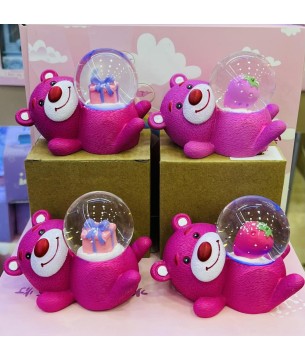 Ayıcıklı Işıklı Kar Küresi