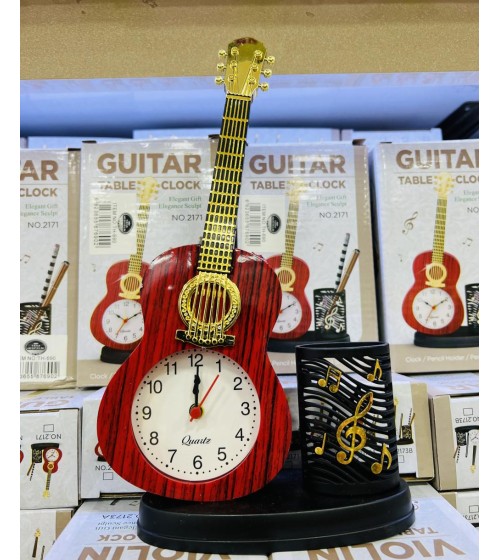 Gitar Tasarım Alarmlı Saat