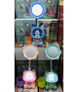 Tavşan Kalemlikli Gece Lambası Şarjlı