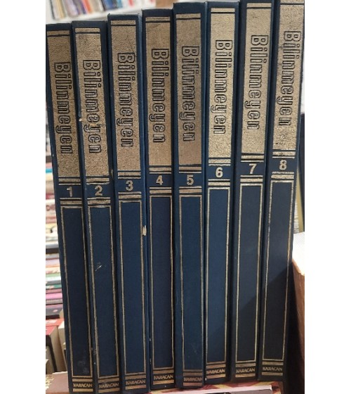 BİLİNMEYEN "İNSAN BEYNİNİN,UZAYIN VE ZAMANIN DÜNYASI"  8 CİLT TAKIM