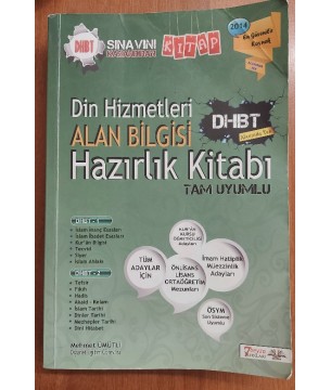 Din hizmetleri alan bilgisi  Hazırlık Kitabı Tam Uyumlu