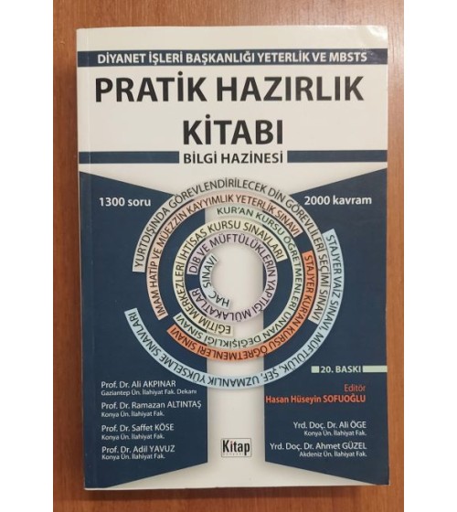 DİYANET İŞLERİ BAŞKANLIĞI YETERLİK VE MBSTS PRATİK HAZIRLIK KİTABI BİLGİ HAZİNESİ