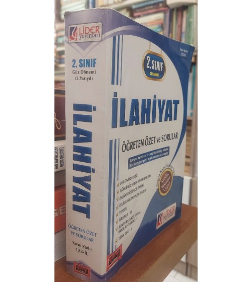 İLAHİYAT 2. SINIF GÜZ DÖNEMİ ÖĞRETEN ÖZET VE SORULAR İLAHİYAT 2. SINIF GÜZ DÖNEMİ ÖĞRETEN ÖZET VE SORULAR