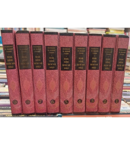 Hak Dini Kur'an Dili [9 CİLT TAKIM, ROMAN BOY]