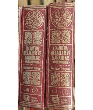 İSLAM'DA HELALLER VE HARAMLAR - BÜYÜK GÜNAHLAR 1.VE 2 CİLT TAKIM   