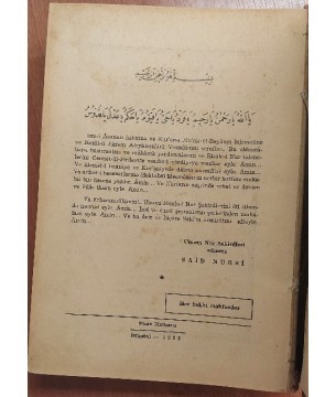 MEKTUBAT ( Baskı Yılı 1958 )