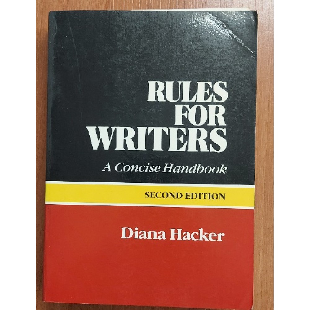 Rules Writer RULES FOR WRITERS (SECOND EDITION)