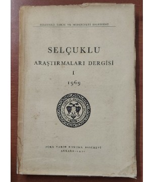 SELÇUKLU ARAŞTIRMALARI DERGİSİ - 1 1969