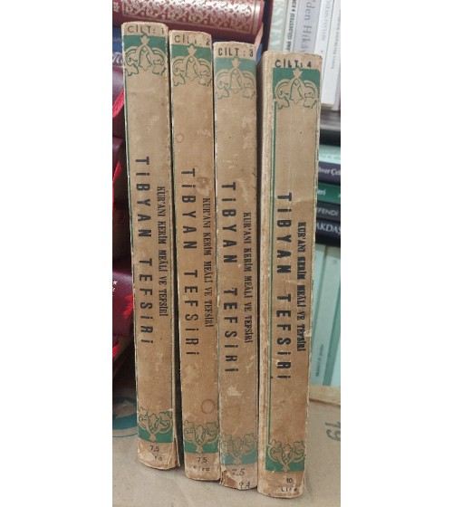 KUR'AN-I KERİM MEÂLİ VE TEFSİRİ TİBYAN TEFSİRİ ( 4 CİLT TAKIM ) KUR'AN-I KERİM MEÂLİ VE TEFSİRİ TİBYAN TEFSİRİ ( 4 CİLT TAKIM )