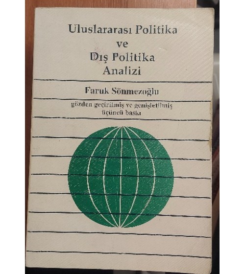 Uluslararası Politika ve Dış Politika Analizi  