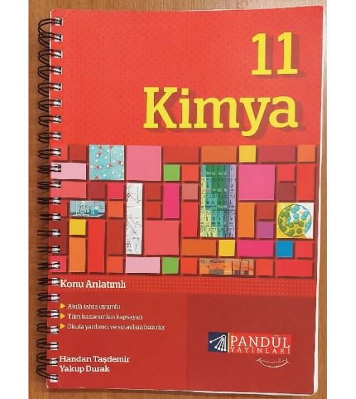 11 KİMYA KONU ANLATIMLI - PANDÜL YAYINLARI