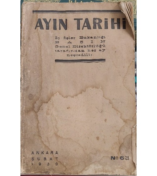 Ayın Tarihi No: 63 Şubat 1939