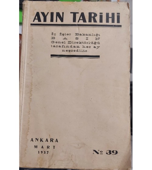 Ayın Tarihi Mart 1937 No:39