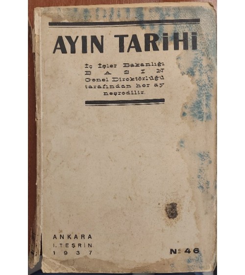 Ayın Tarihi Mart 1937 No:46 Ayın Tarihi Mart 1937 No:46