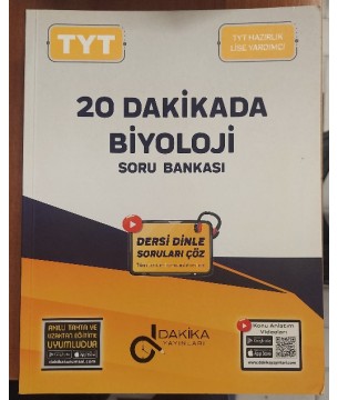 Dakika Yayınları TYT 20 Dakikada Biyoloji Soru Bankası