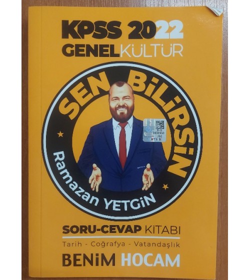 2022 KPSS Genel Kültür Sen Bilirsin Soru Cevap Kitabı
