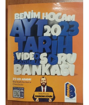 Benim Hocam 2023 AYT TARİH video çözümlü SORU BANKASI 