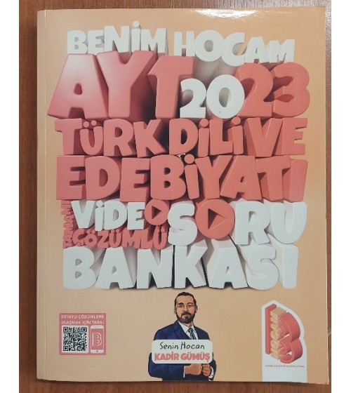 Benim Hocam 2023 AYT TÜRK DİLİ VE EDEBİYATI VİDEO ÇÖZÜMLÜ SORU BANKASI