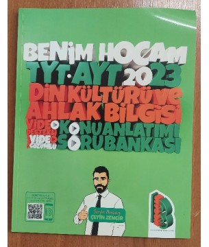 Benim Hocam Yayınları TYT - AYT 2023 Din Kültürü Konu Anlatımlı Soru Bankası