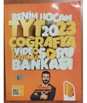 Benim Hocam Yayınları 2023 TYT Coğrafya Tamamı Video Çözümlü Soru Bankası