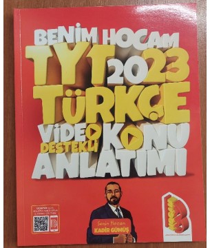 BENİM HOCAM  2023 TYT TÜRKÇE video destekli konu anlatımı   Testler çözülmemiş