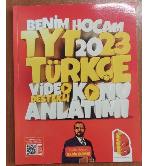 BENİM HOCAM  2023 TYT TÜRKÇE video destekli konu anlatımı   Testler çözülmemiş