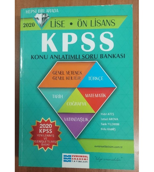 2020 KPSS Lise - Ön Lisans Konu Anlatımlı Soru Bankası