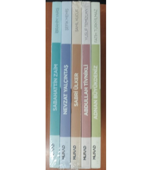 MÜSİAD SAYGI KİTAPLIĞI NEVZAT YALÇINTAŞ - ADNAN BÜYÜKDENİZ - SABAHATTİN ZAİM - SABRİ ÜLKER - ABDULLAH TİVNİKLİ / 5 KİTAP TAKIM