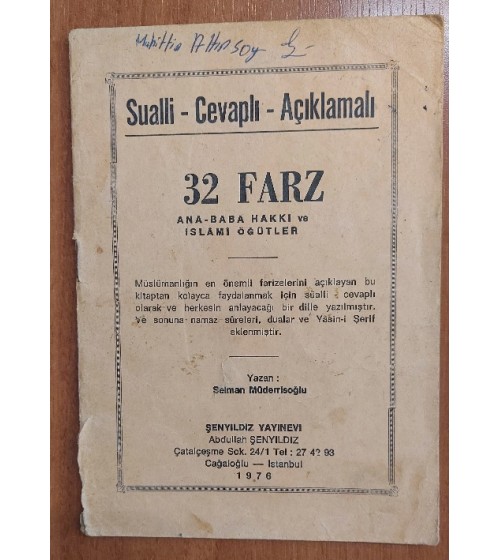 Sualli Cevaplı Açıklamalı 32 Farz 