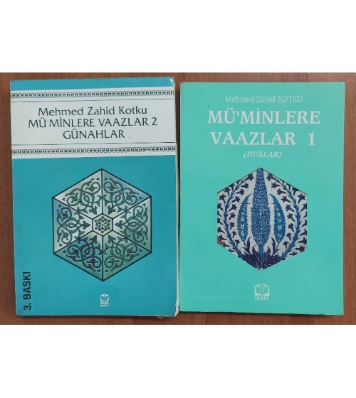 Mü'minlere Vaazlar 1 ve 2.Kitap (Dualar-Günahlar)
