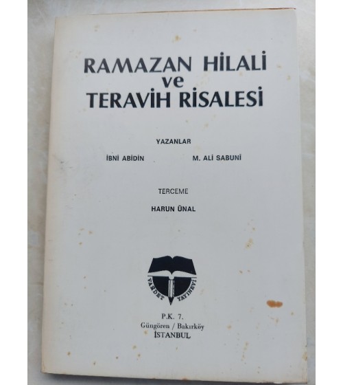 RAMAZAN HİLALİ VE TERAVİH RİSALESİ RAMAZAN HİLALİ VE TERAVİH RİSALESİ